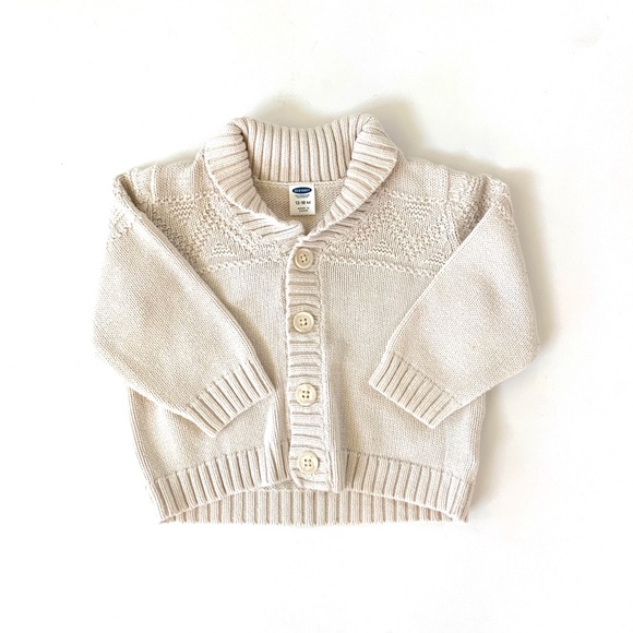 baby boy navy cardigan